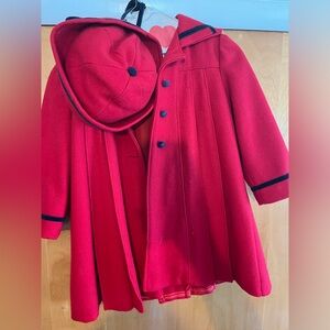 Rothschild vintage toddler coat and hat
